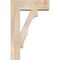 Ekena Millwork Balboa Block Smooth Bracket w/ Offset Brace, Douglas Fir, 7 1/2"W x 22"D x 34"H BKT0806X22X34BOA05SDF - alternate 4